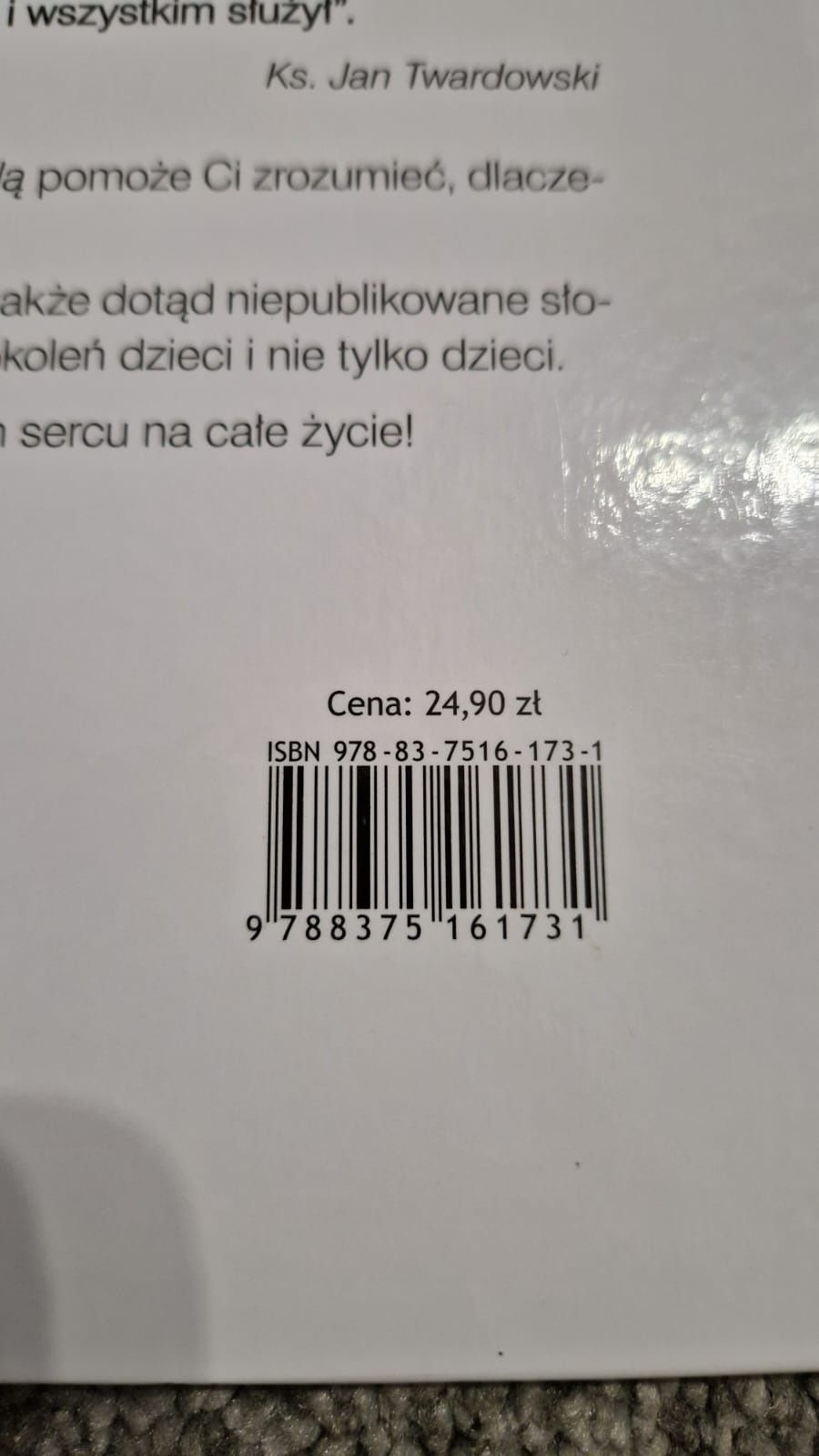 Książka komunijna "Pierwsza Komunia z białą kokardą" Jan Twardowski