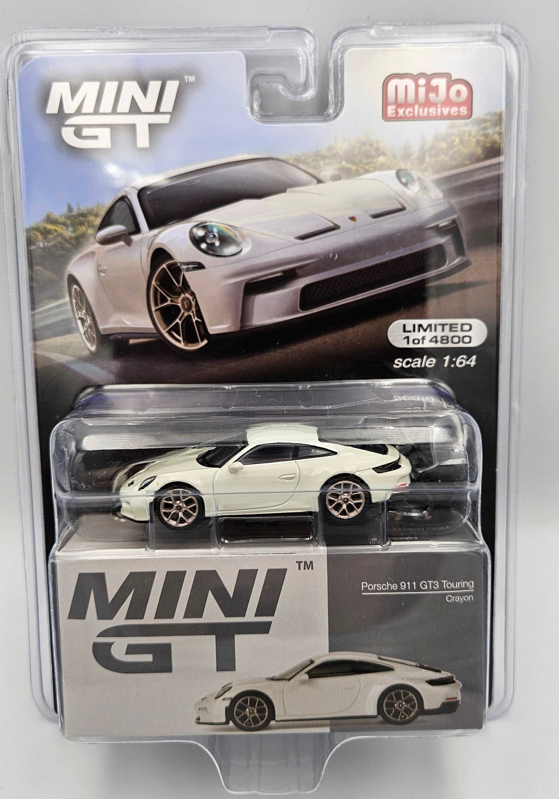 1:64 MiniGT Porsche 911 GT3 Touring - nowy