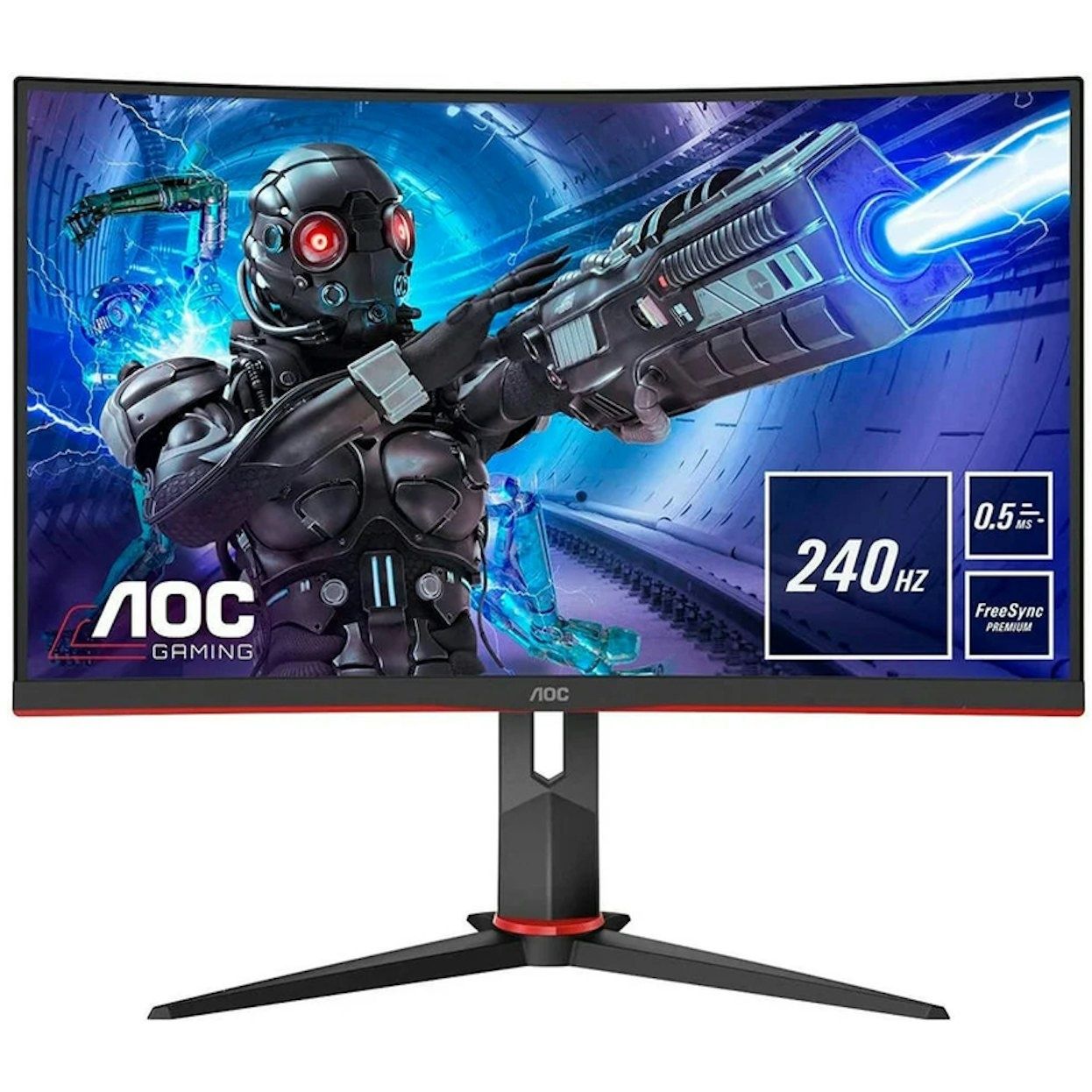 Monitor Gaming AOC 27" C27G2ZU – 240Hz, Curvo, VA – Excelente Estado!