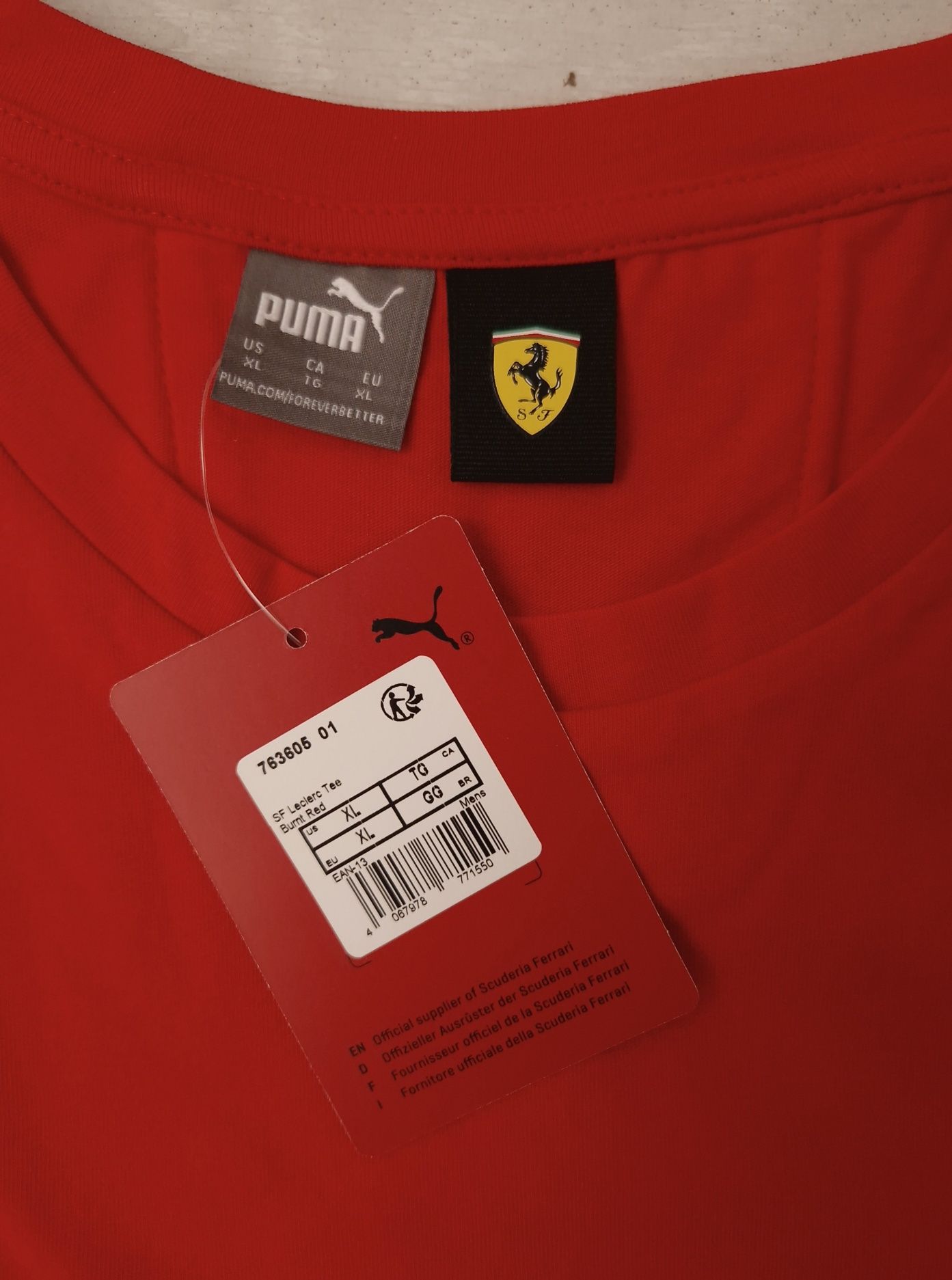koszulka Charles Leclerc, Scuderia Ferrari 2024, F1, Formula 1, Puma