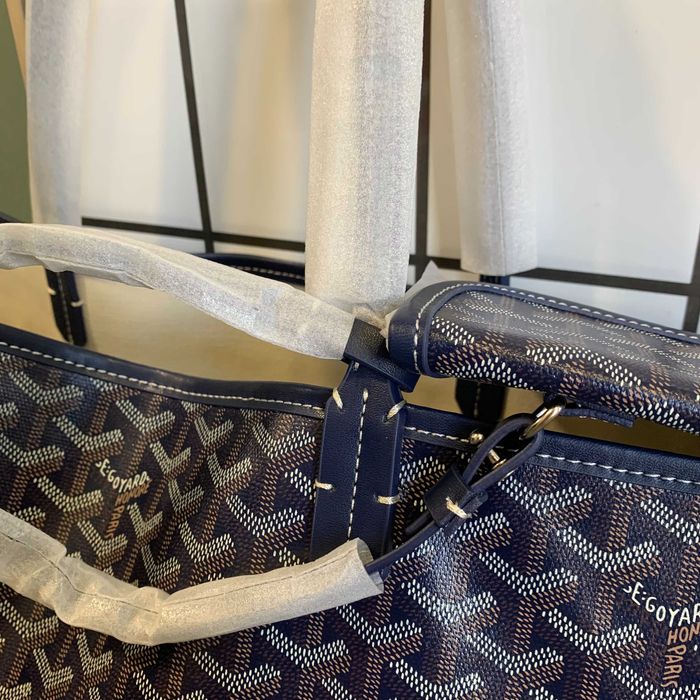 Torba w kolorze niebieskim-Goyard