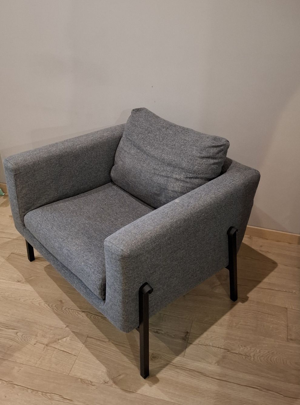 Fotel koarp ikea szary