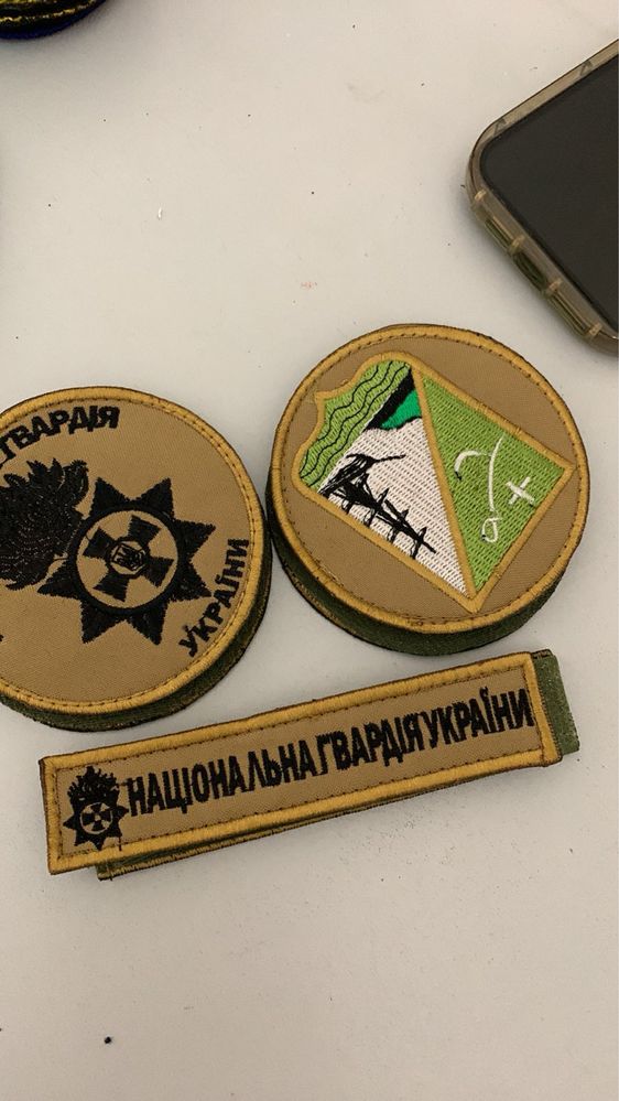 Машинная вышивка шевроны