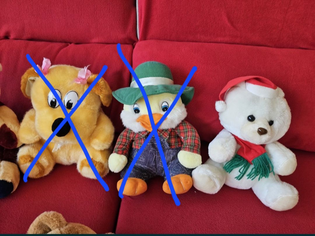 Peluches grandes com mais de 30cm
