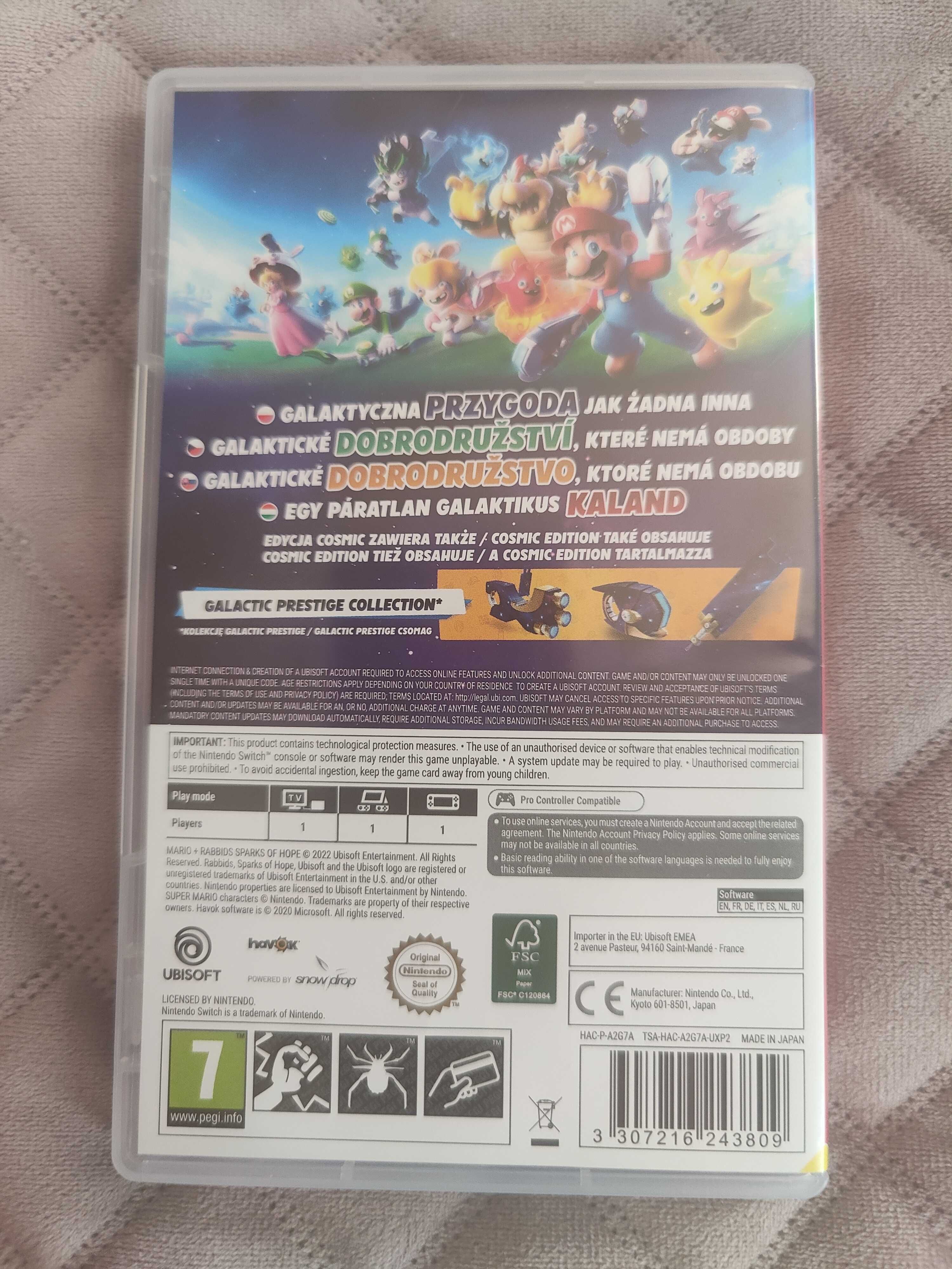 Nintendo Switch Mario + Rabbids - Cosmic Edition - jak nowa
