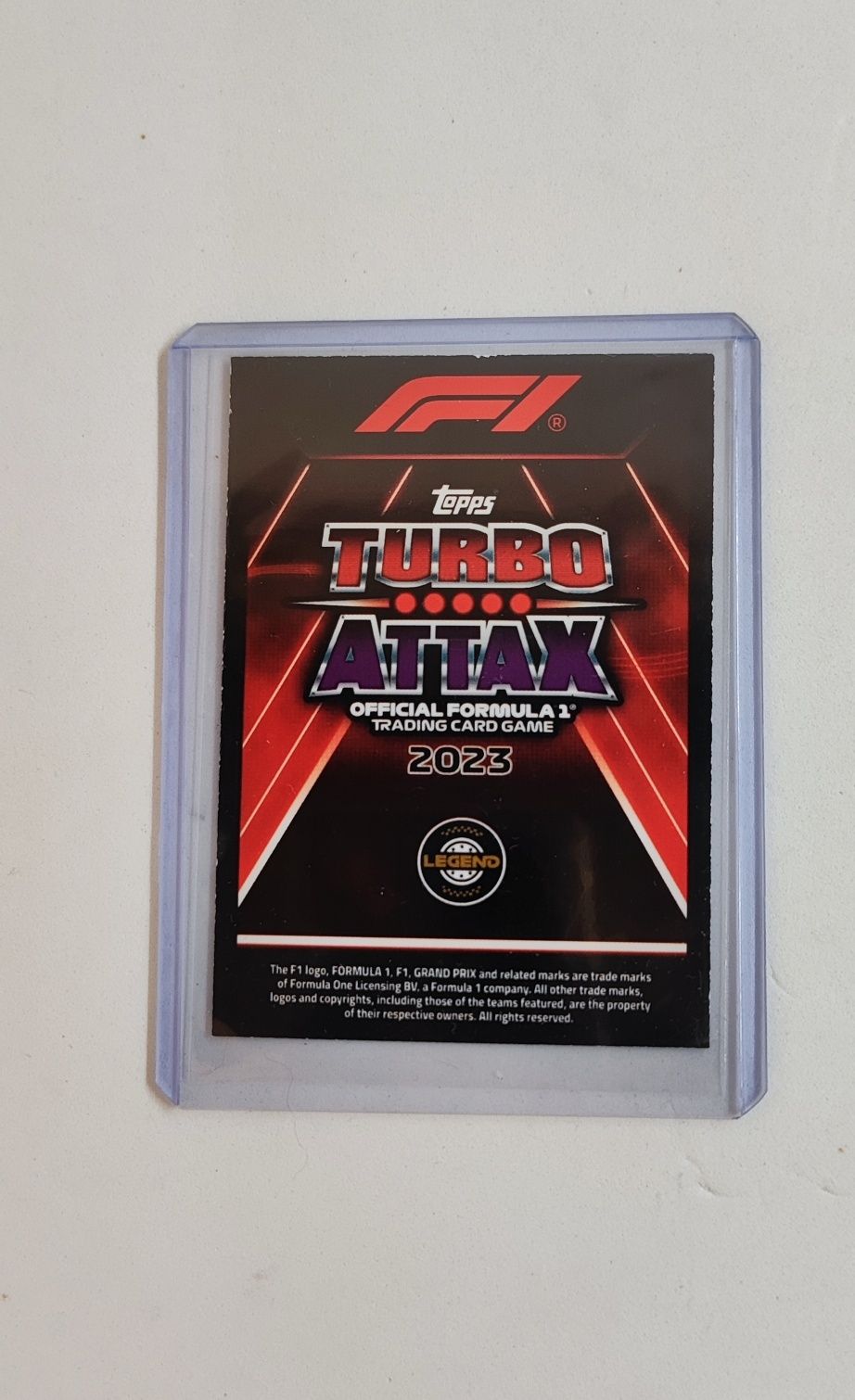 Carta Legend Ayrton Senna 247/250 Topps Turbo Attax 2023