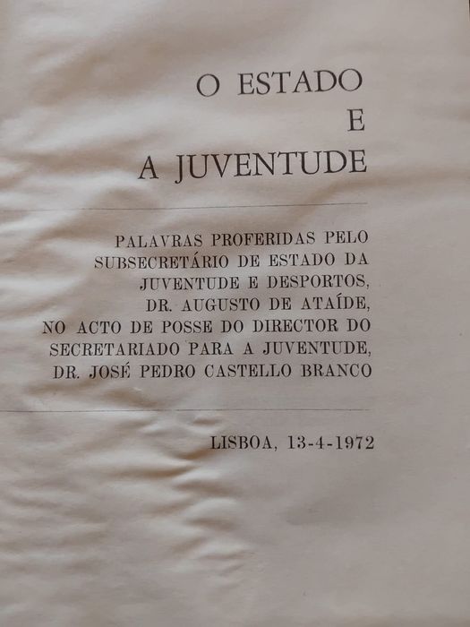 Livro “O Estado e a Juventude”