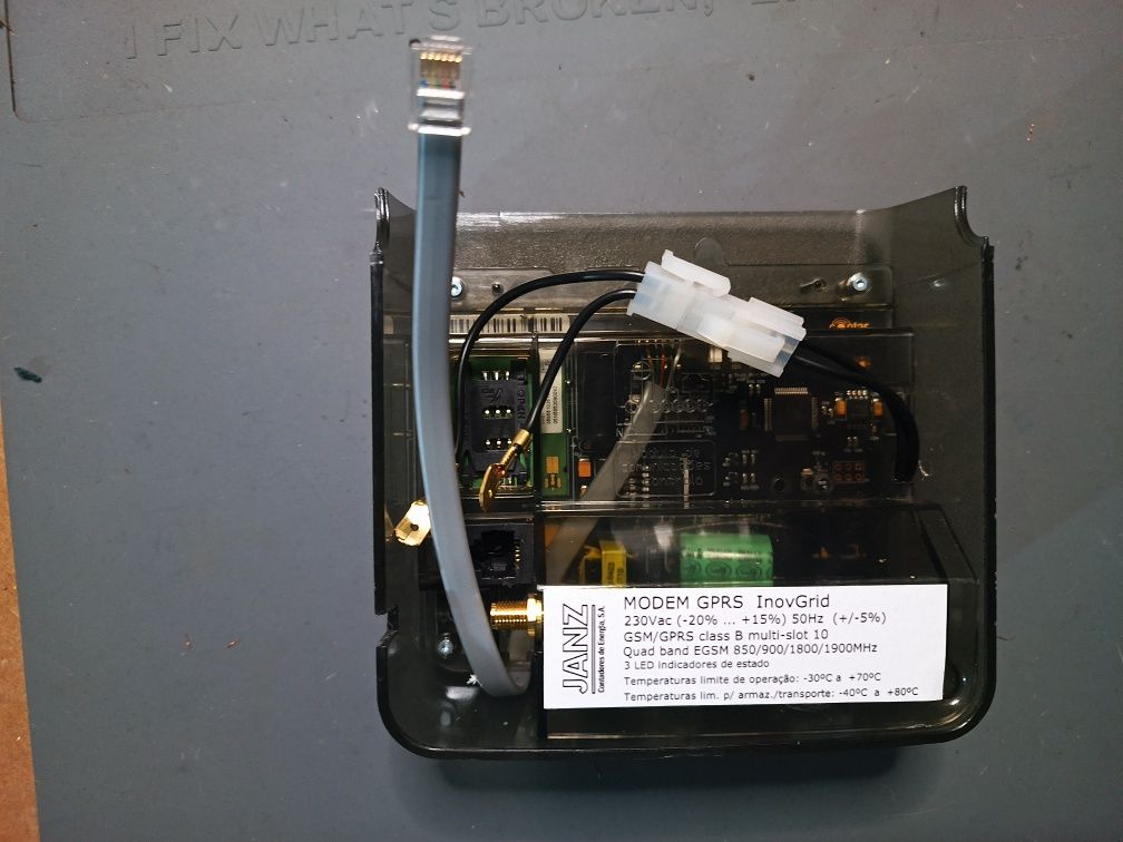 Modem GSM para contador Landis Gyr