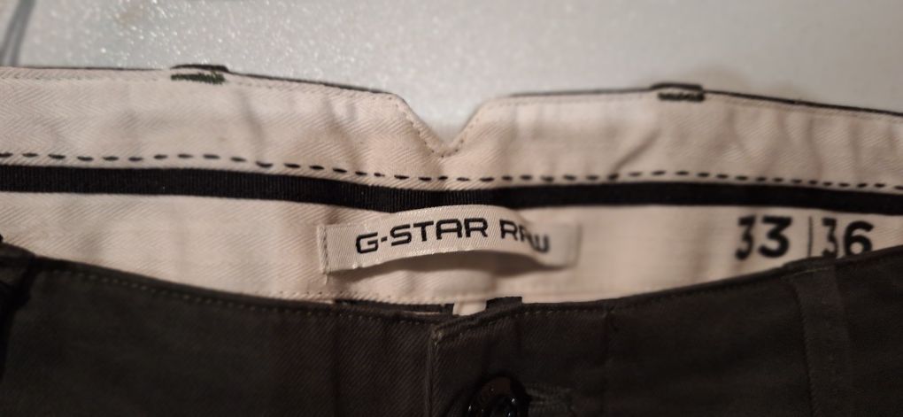 Spodnie eleganckie  męskie G star raw 33/36