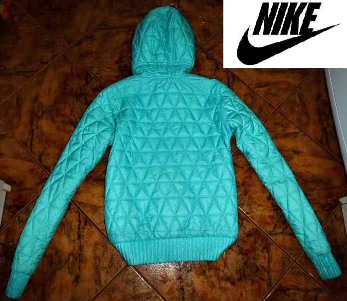 Nike just do it. kurtka ORYGINAŁ kaptur puchowa  r S 36 NOWOŚĆ