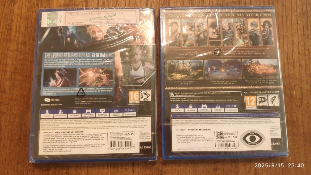 Jogos PlayStation 4/PS4 SELADOS/ NOVOS