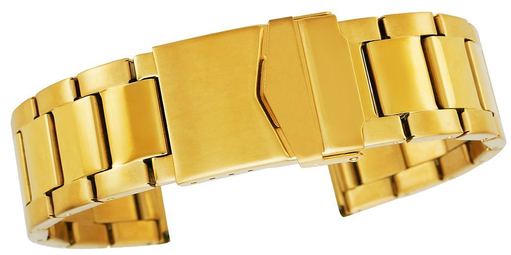 bransoleta regulowana złota pvd 22 mm 676g-22