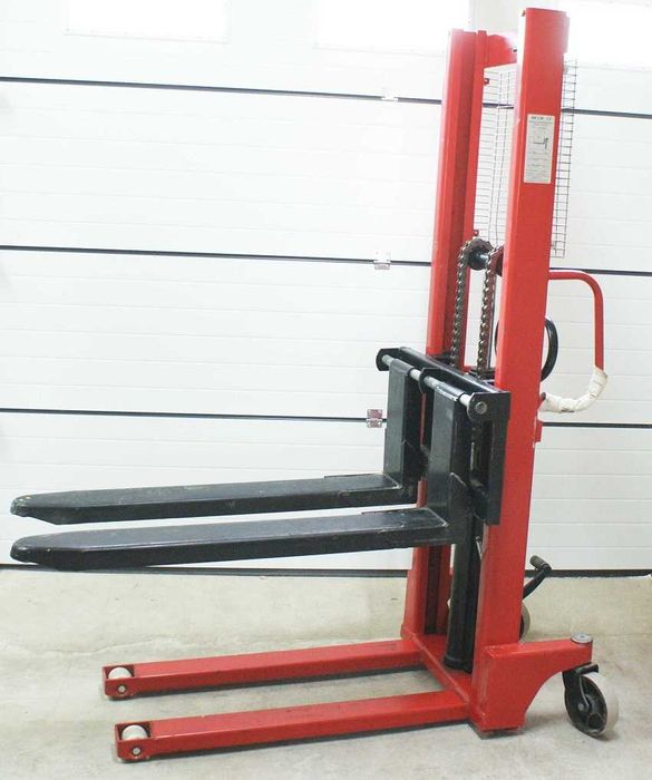 Wózek paletowy sztaplarka ręczna HC Lift 2000 kg podnoszenie 160cm