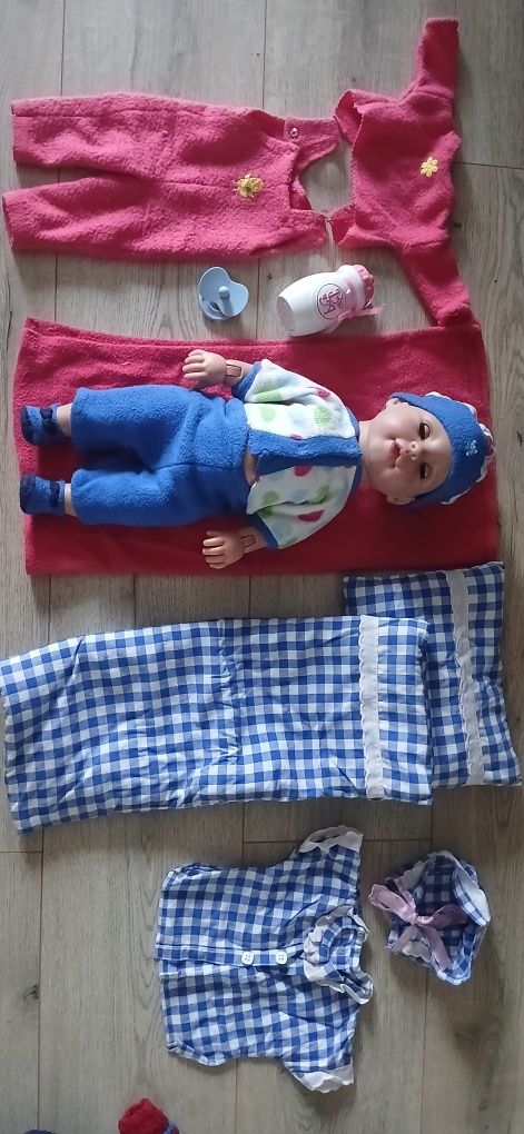 Lalka baby anabell Zapf Creation + bagaty zestaw ubranek