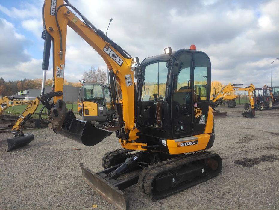 JCB 8026 cts , 48z-1 , 15c-1, TLT 30D  8026cts  2400mtg 2019r szybkozłącze