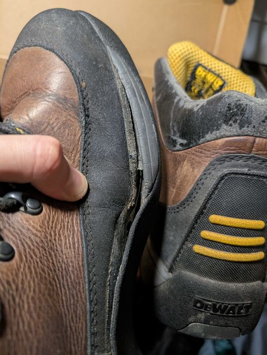 Черевики Dewalt 47р., робочі, з метал. пластиною (устілка 32см)