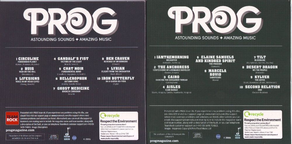 CD's PROG Magazine
