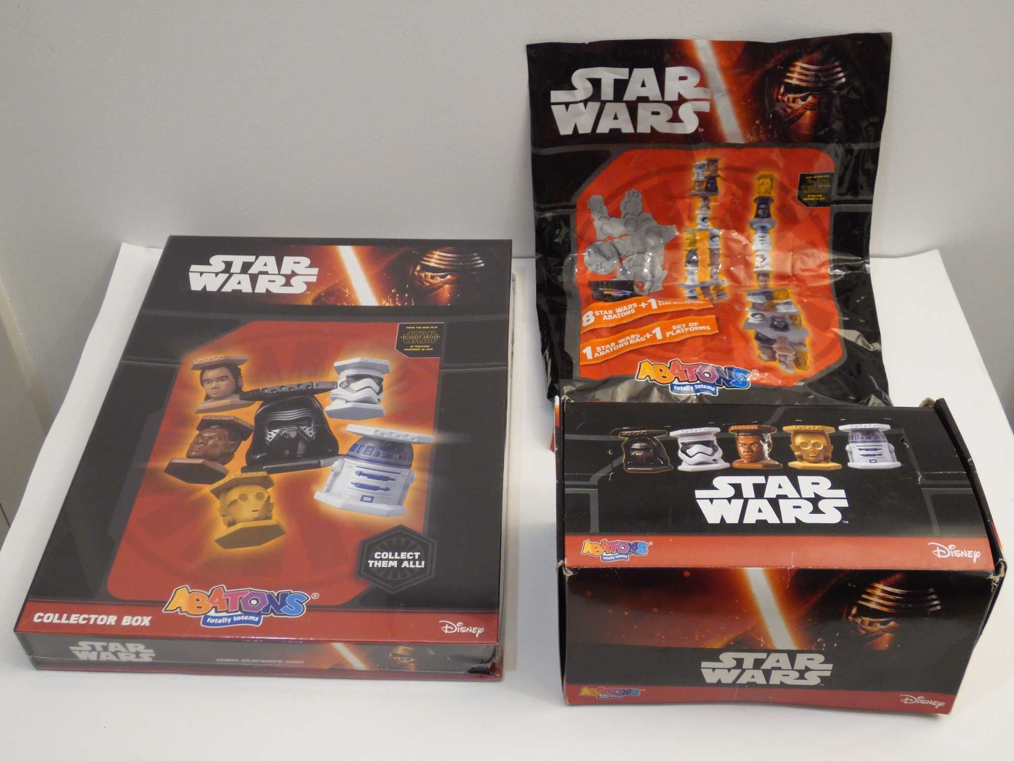 Abatons Star Wars, Album selado, Caixa de saquetas e Starter Pack