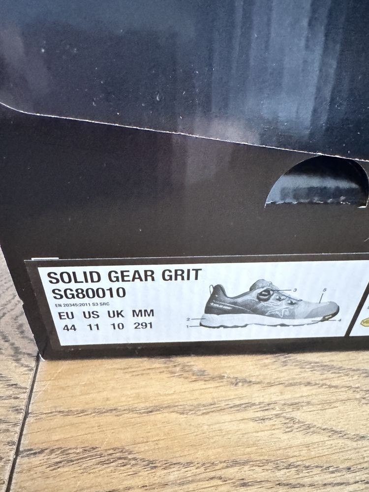 Buty Robocze Półbuty S3, SRC, HRO, BOA Solid Gear Grit SG80010