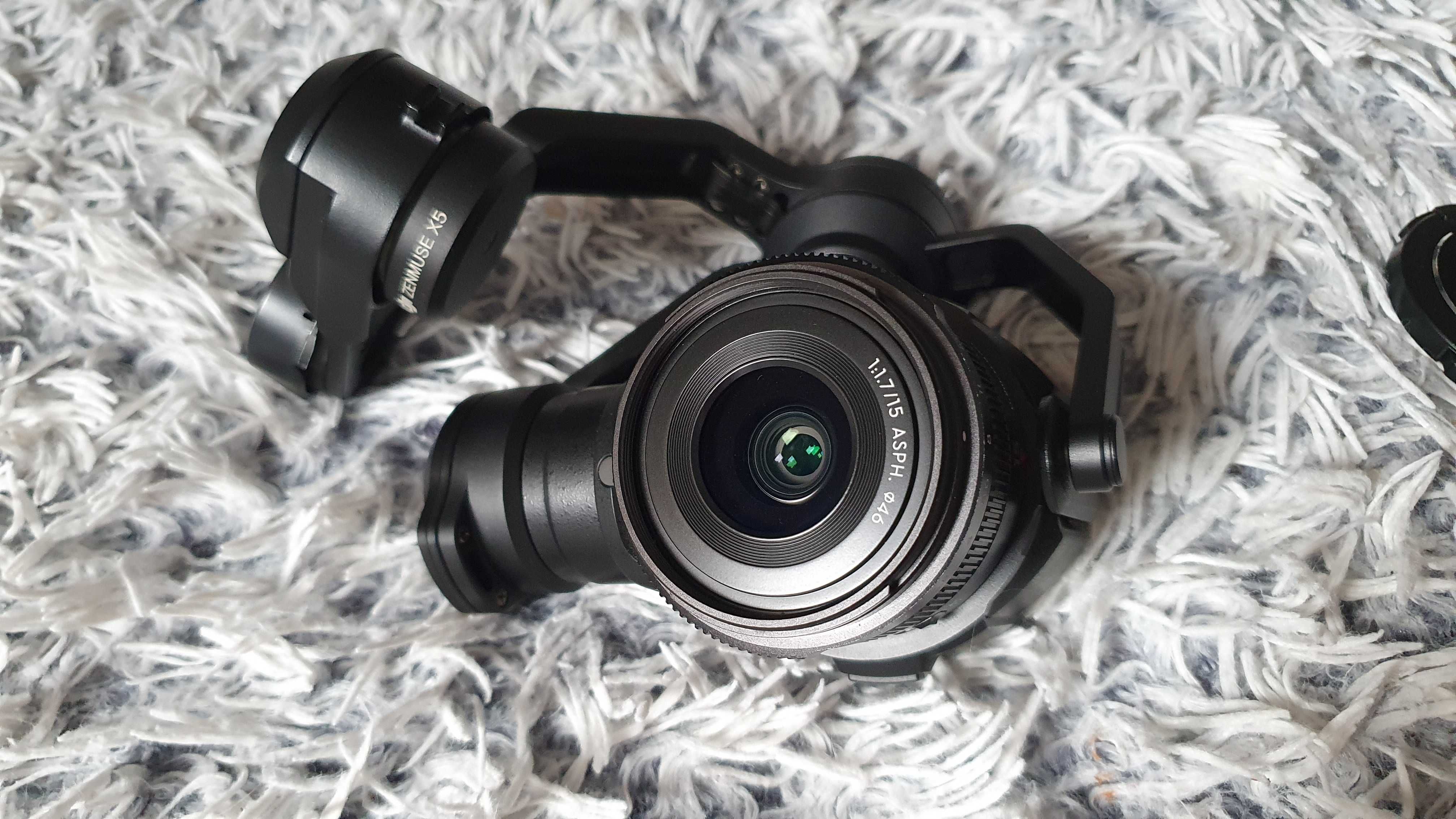 kamera zenmuse x5 do drona dji inspire 1 + obiektyw DJI MFT - jak nowe