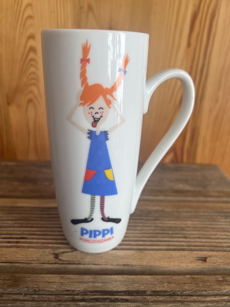 Sprzedam sygnowany porcelanowy kubek PIPPI POŃCZOSZANKA.