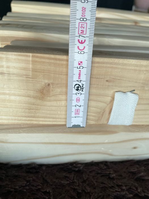 Mocny stelaż wkład pod materac 22 listwy łóżko 70x200