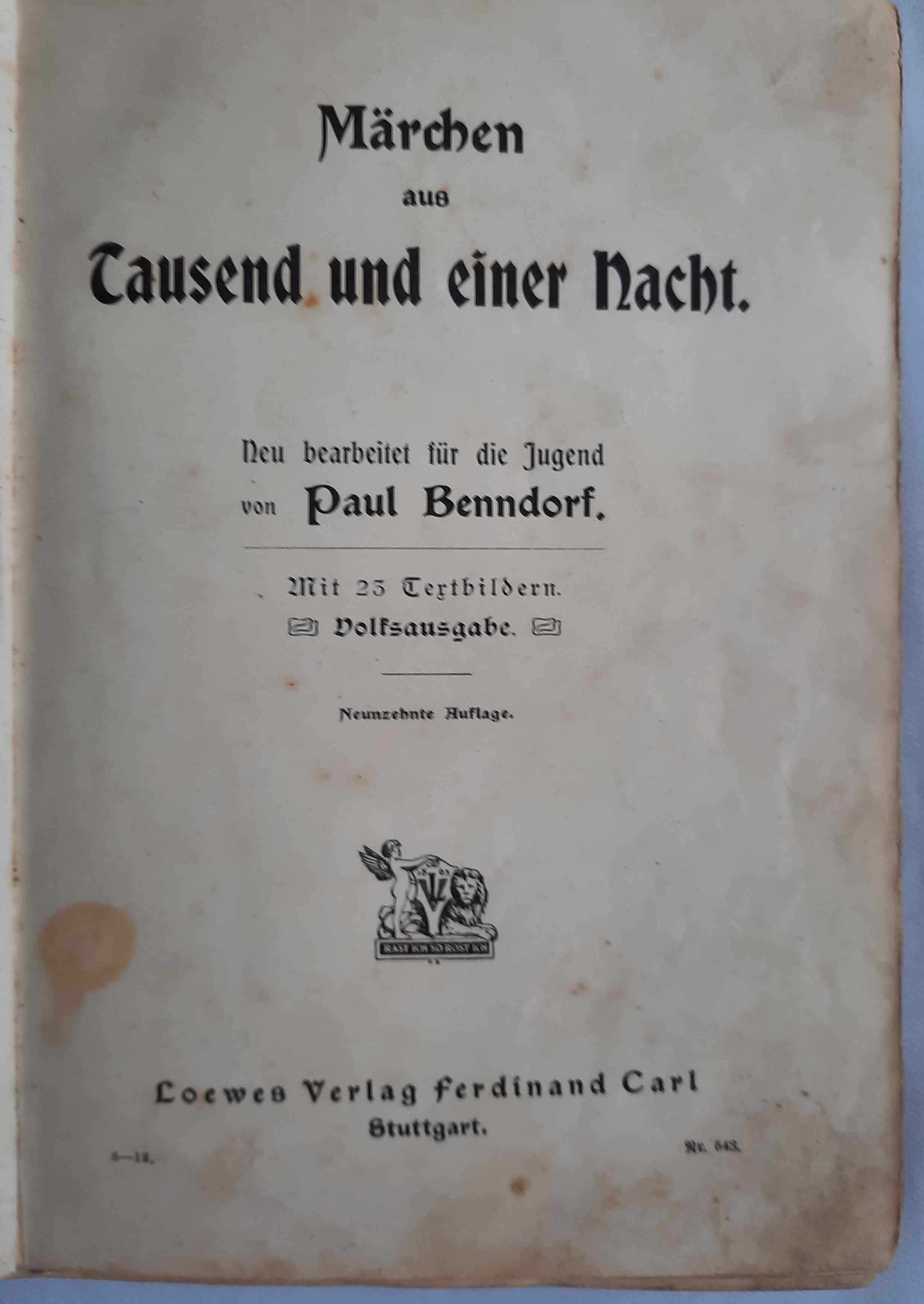 Baśnie 1001 Nocy Bajki dla Dzieci Märchen aus Tausend und einer Nacht
