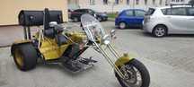 motocykl trójkołowy trajka trike