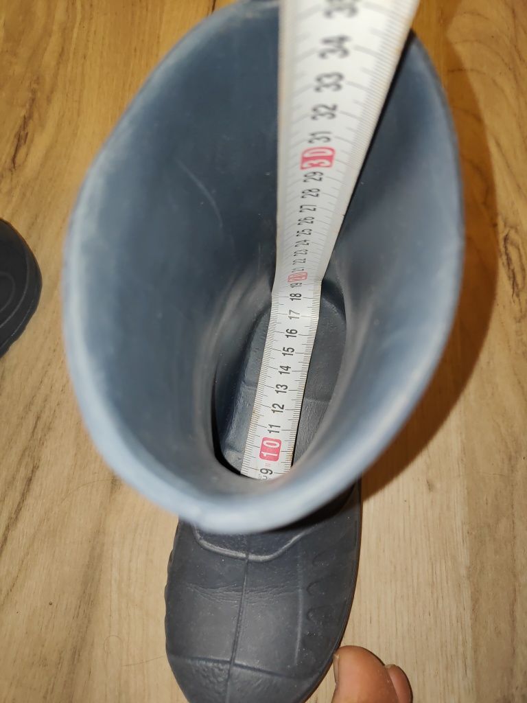 Granatowe piankowe kalosze dziecięce rozmiar 28