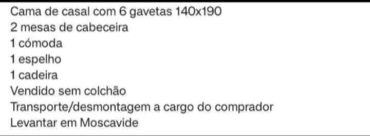conjunto de quarto madeira maciça