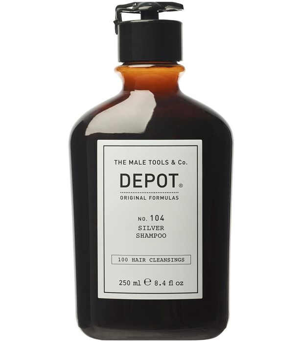 Depot 104 Srebrny szampon do włosów siwych i rozjaśnianych 250ml