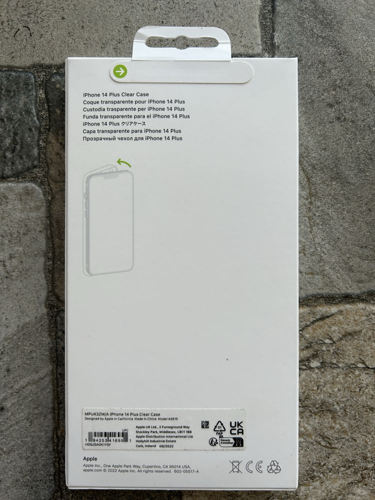 Чохол iPhone 14 Plus Clear Case Оригінал MPU43ZM/A
