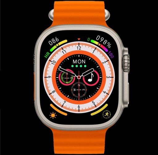 Smartwatch HK8 PRO MAX Wzorowany na Apple.
