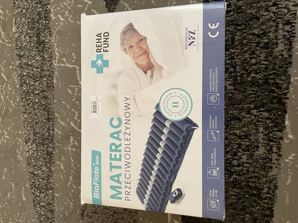 Materac przeciwodleżynowy BIOFOLTE