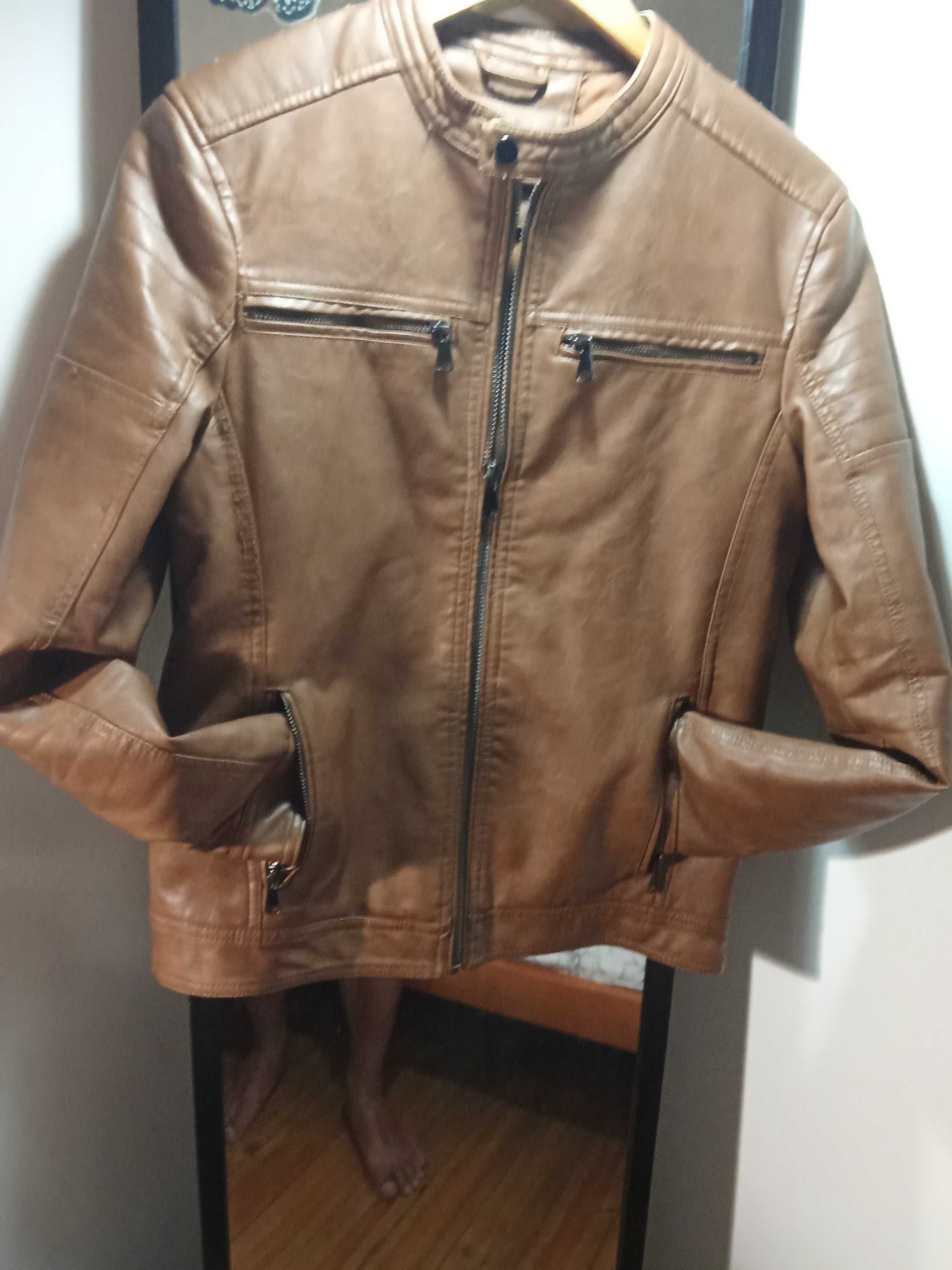 Roupa Homem Blusão de pele