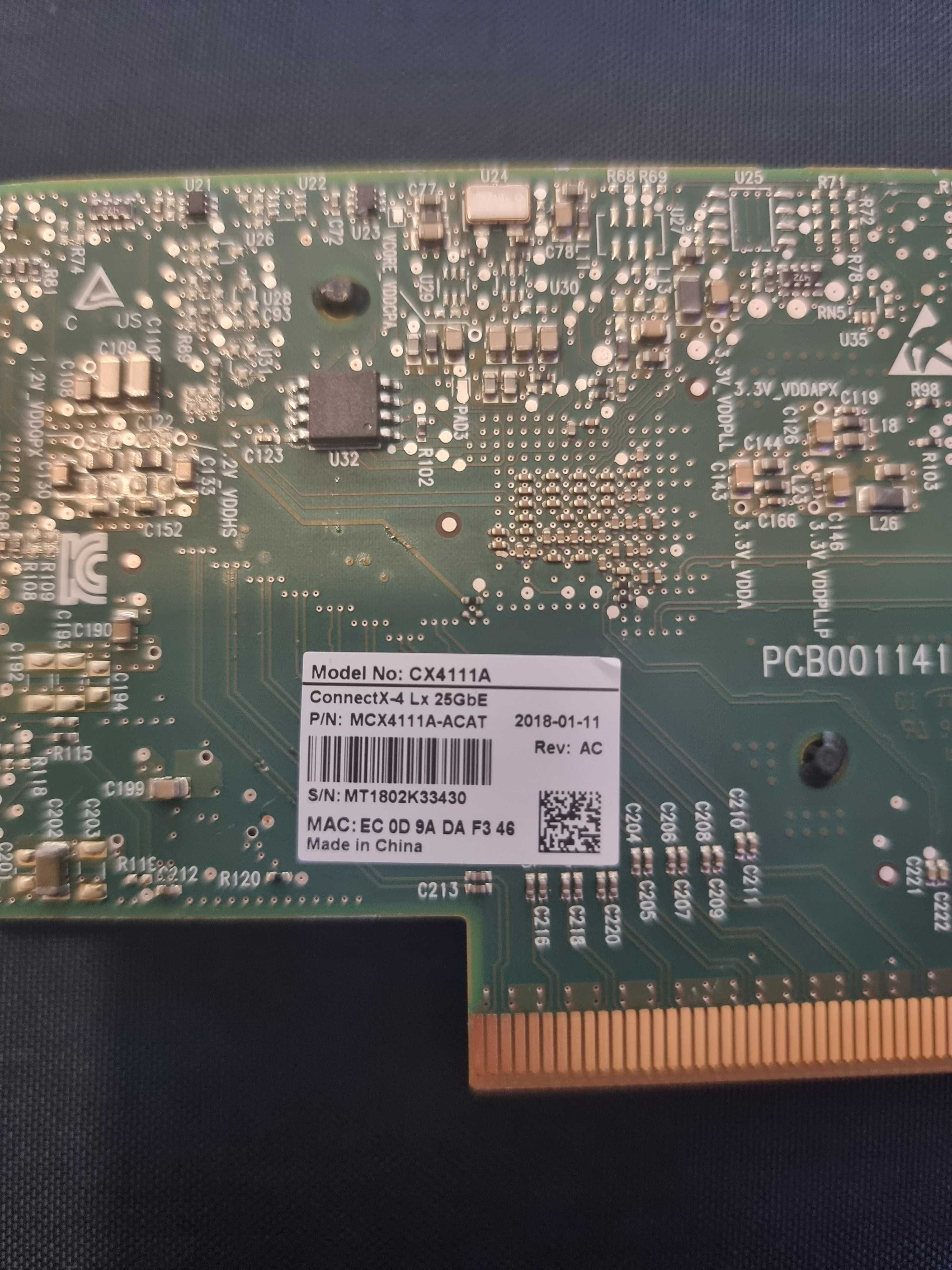 Mellanox ConnectX-4 MCX4111A-ACAT 25 Gbps