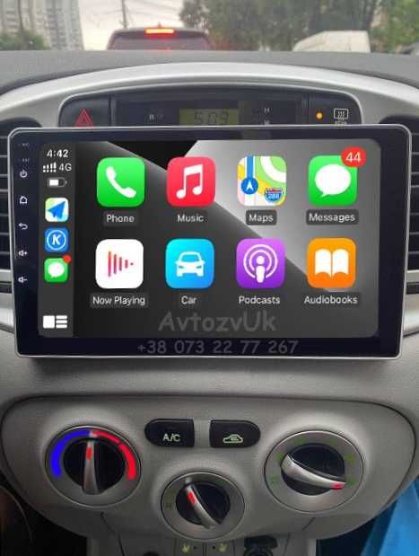 Android 14 ACCENT Hyundai VENUE GETZ SOLARIS IONIQ CarPlay Магнитола