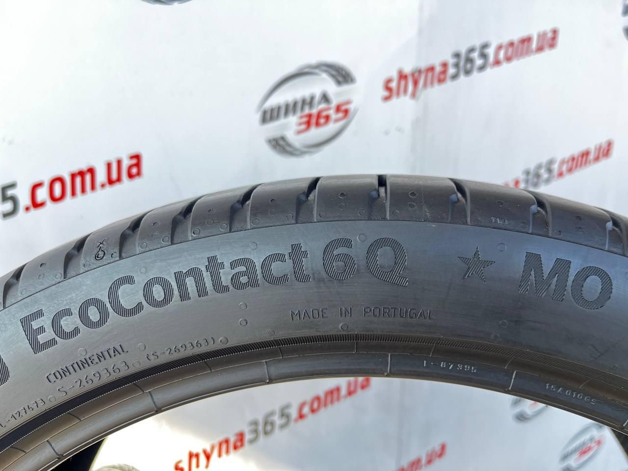 245/40 r20 continental ecocontact 6 q 6mm бу шини