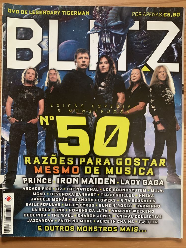 Revista Blitz Edição especial Iron Maiden