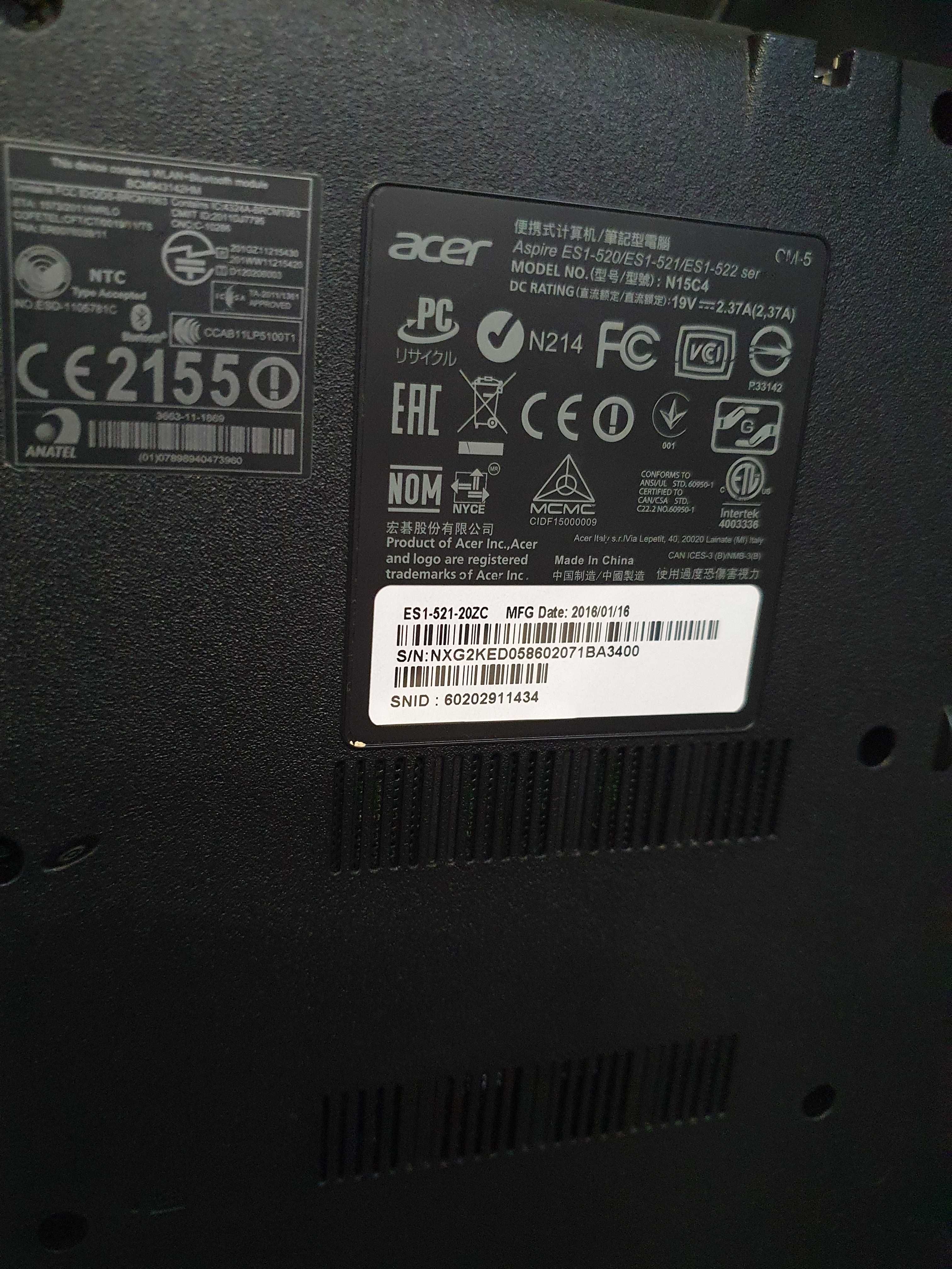 Ноутбук acer n15c4