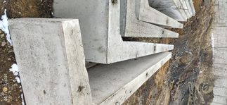 Mur ściana oporowa typ L