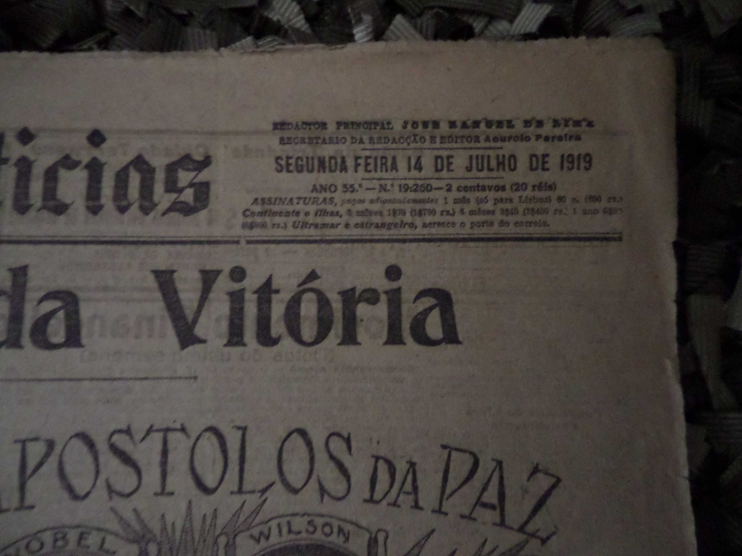 Jornal Diário de Noticias de 1919