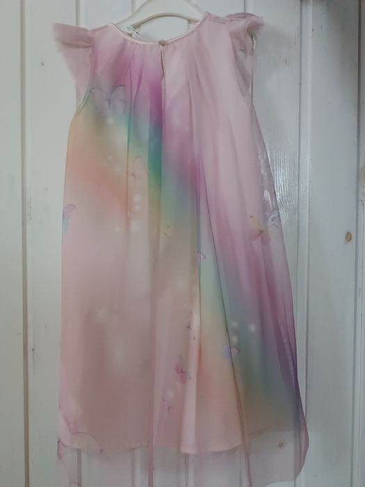Sukienka tiulowa jednorożec dziewczynka r. 128 H&M