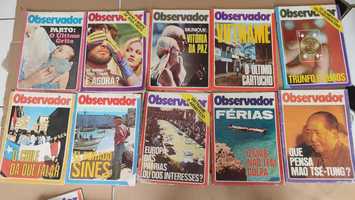 Lote 50 Revistas Observador - Anos 70
