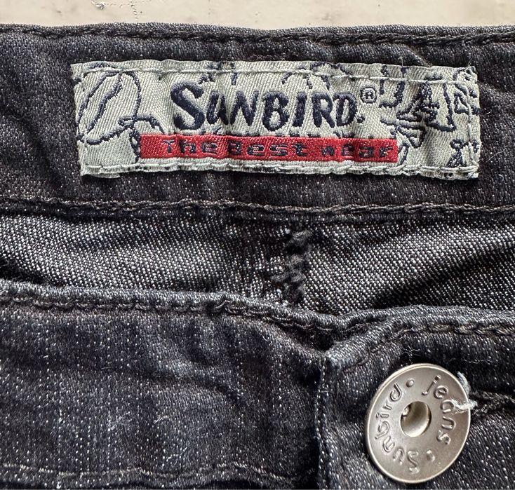 Spodnie jeans sunbird 37 wymiary na zdjęciach
