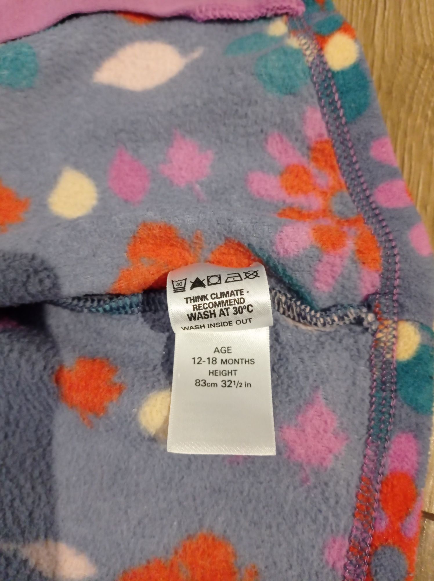Bluza M&S polar 80 cm