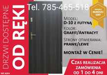 Drzwi do BLOKU wejściowe - zewnętrzne z MONTAŻEM ,Wyprzedaż!! Polskie