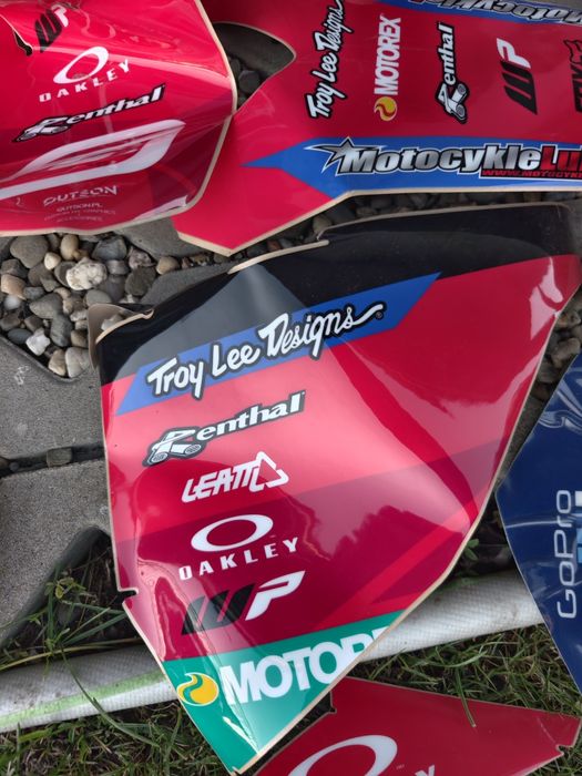 Plastiki Gas Gas EC MC 21-23 Tpi + Nowa Okleina