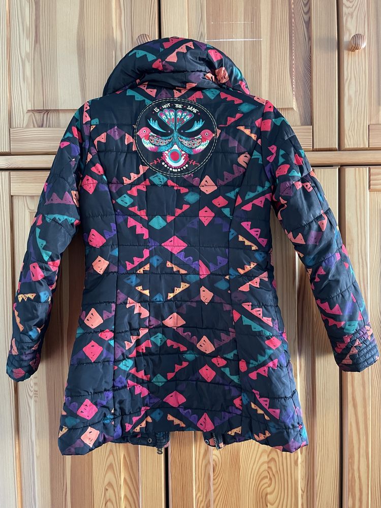 Kolorowa kurtka Desigual 152cm 12 lat