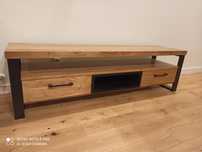 Szafka RTV "Sopran", Loft Styl 160 cm, 120-200 cm, dąb, Jesion, pod tv